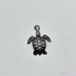 Sterling Silver Turtle Pendant Charm